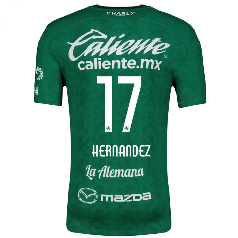 Danxen Herren Daniel Hernández #17 Grün Weiß Heimtrikot Trikot 2024/25 T-Shirt Schweiz