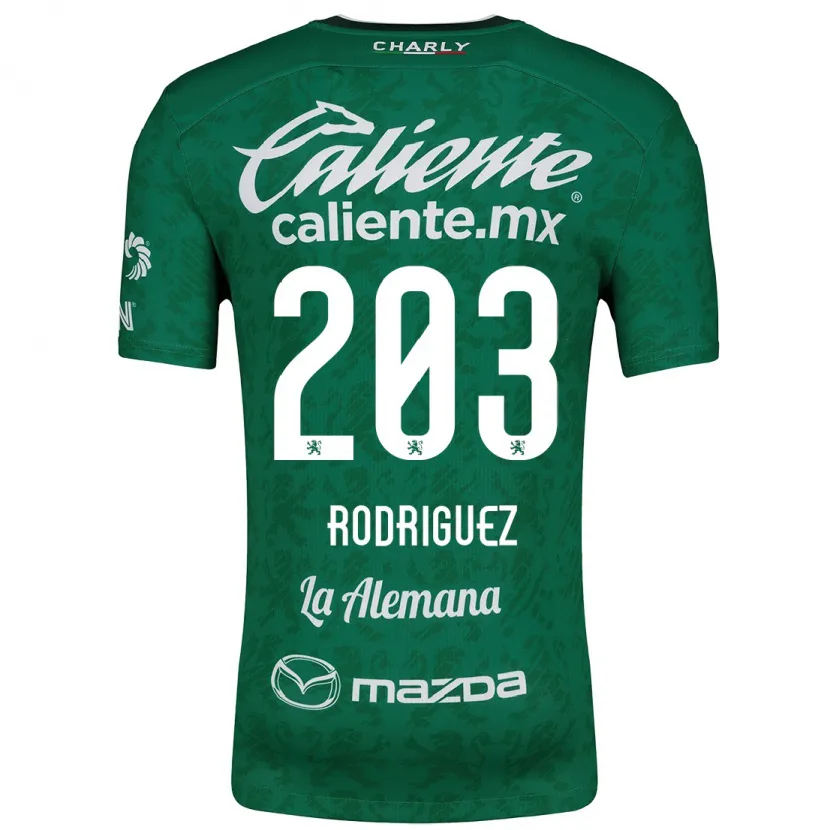 Danxen Herren César Rodríguez #203 Grün Weiß Heimtrikot Trikot 2024/25 T-Shirt Schweiz