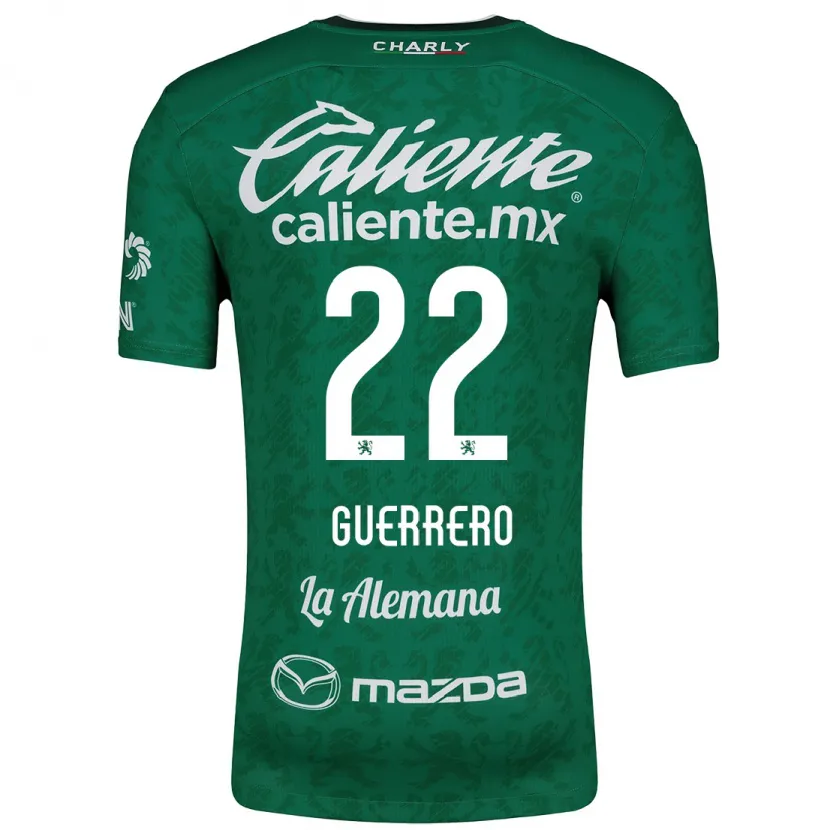 Danxen Herren África Guerrero #22 Grün Weiß Heimtrikot Trikot 2024/25 T-Shirt Schweiz