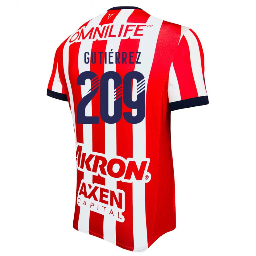 Danxen Herren Edgar Gutiérrez #209 Rot Weiß Blau Heimtrikot Trikot 2024/25 T-Shirt Schweiz