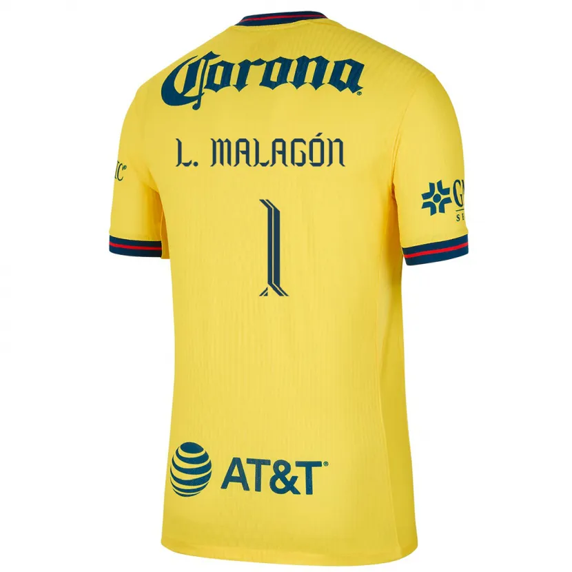 Danxen Herren Luis Malagón #1 Gelb Blau Heimtrikot Trikot 2024/25 T-Shirt Schweiz