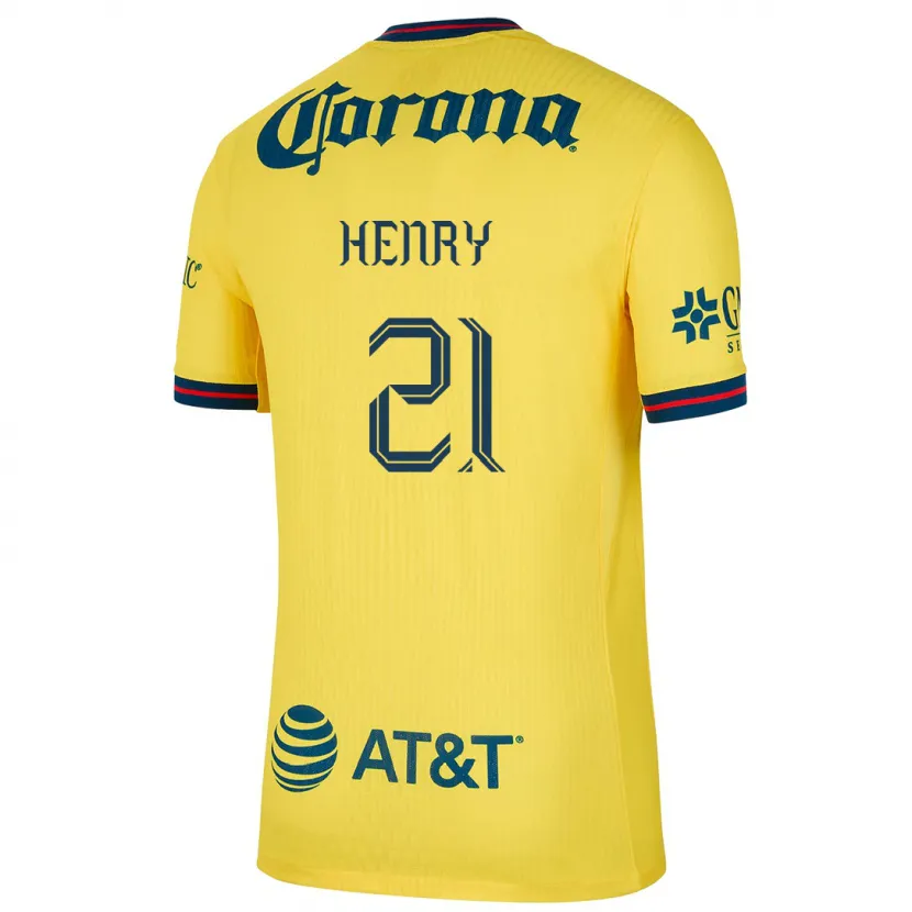 Danxen Herren Henry Martín #21 Gelb Blau Heimtrikot Trikot 2024/25 T-Shirt Schweiz