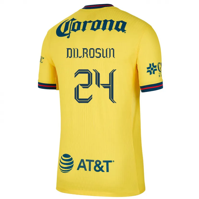 Danxen Herren Javairô Dilrosun #24 Gelb Blau Heimtrikot Trikot 2024/25 T-Shirt Schweiz