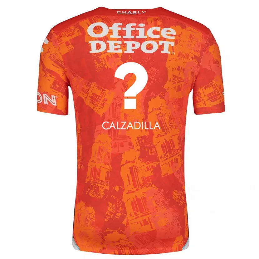 Danxen Herren Luis Calzadilla #0 Orange Weiß Auswärtstrikot Trikot 2024/25 T-Shirt Schweiz