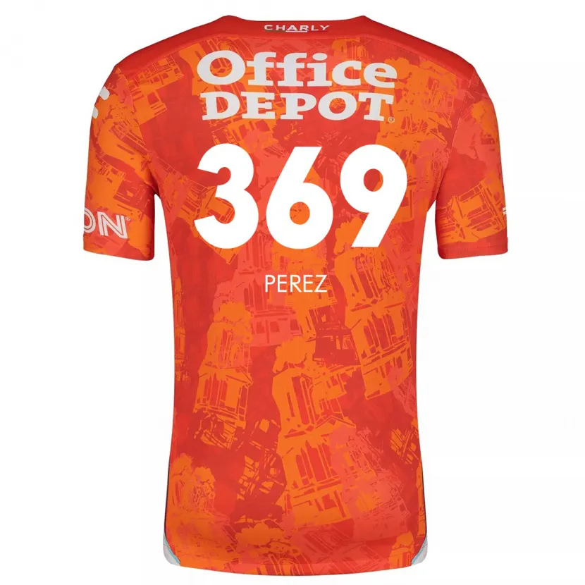 Danxen Herren Santiago Pérez #369 Orange Weiß Auswärtstrikot Trikot 2024/25 T-Shirt Schweiz