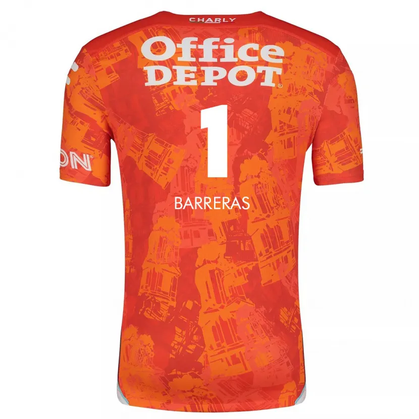 Danxen Herren Esthefanny Barreras #1 Orange Weiß Auswärtstrikot Trikot 2024/25 T-Shirt Schweiz