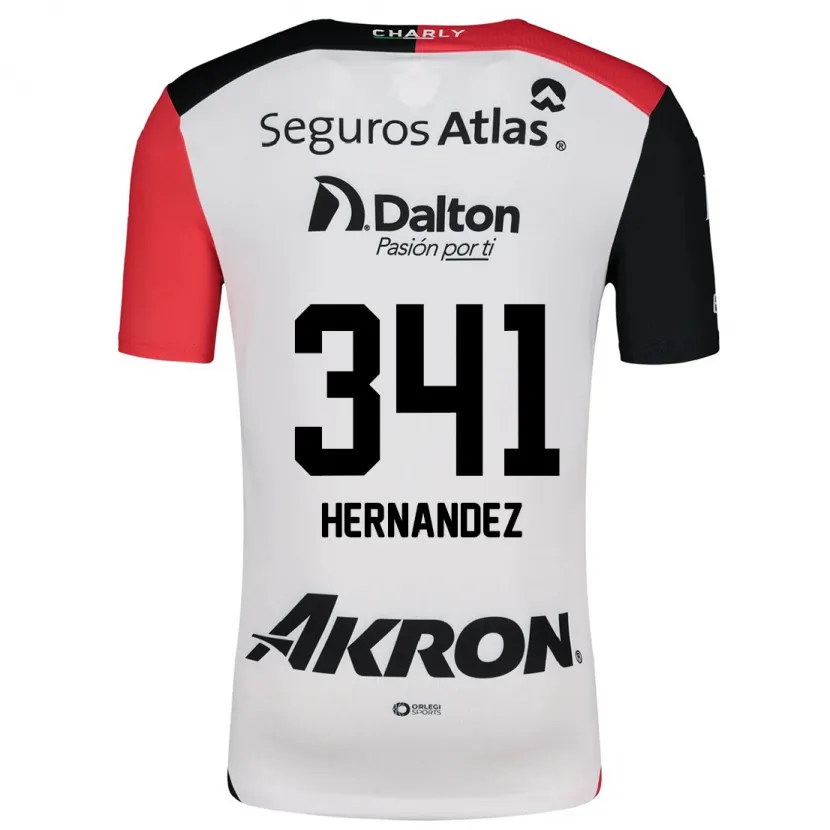 Danxen Herren Leonardo Hernández #341 Weiß Rot Schwarz Auswärtstrikot Trikot 2024/25 T-Shirt Schweiz