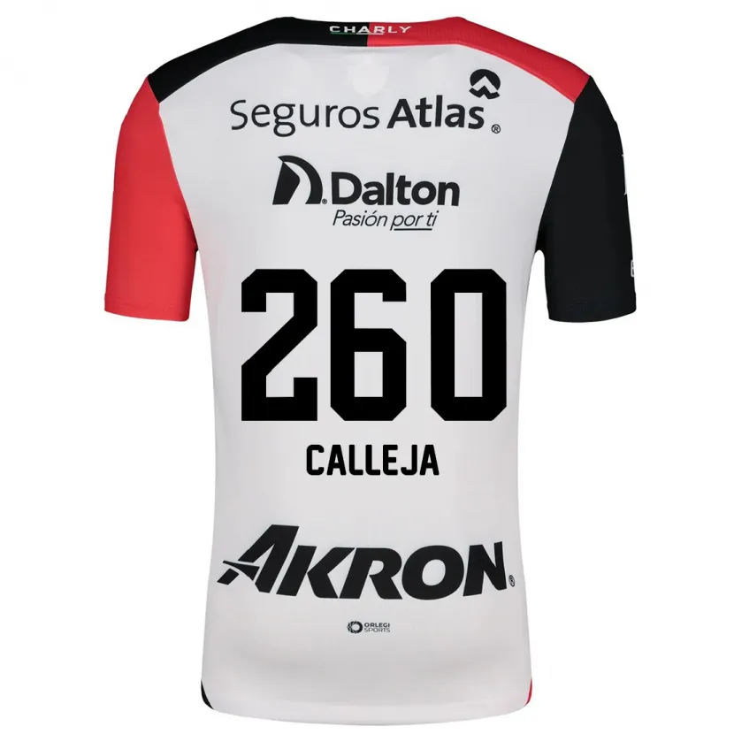 Danxen Herren Diego Calleja #260 Weiß Rot Schwarz Auswärtstrikot Trikot 2024/25 T-Shirt Schweiz