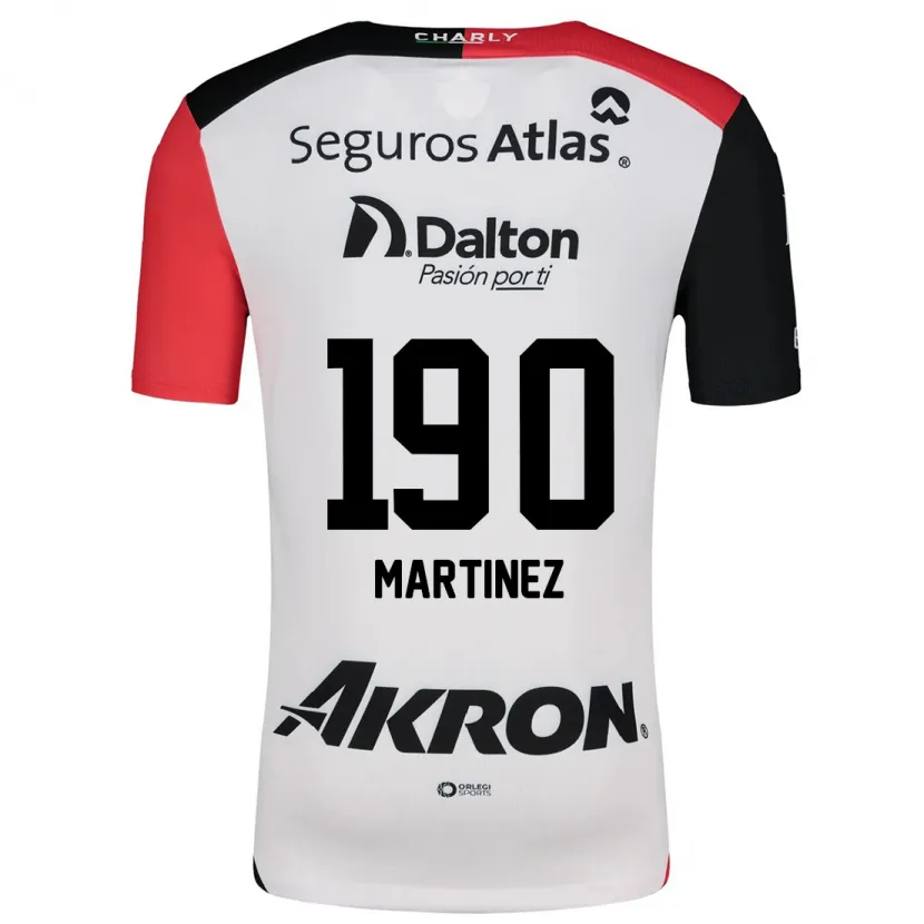 Danxen Herren Luis Carlos Martínez #190 Weiß Rot Schwarz Auswärtstrikot Trikot 2024/25 T-Shirt Schweiz