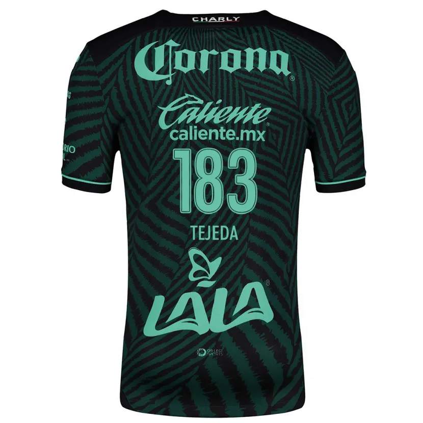 Danxen Herren Juan Tejeda #183 Schwarz Grün Auswärtstrikot Trikot 2024/25 T-Shirt Schweiz