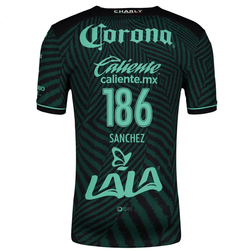 Danxen Herren David Sánchez #186 Schwarz Grün Auswärtstrikot Trikot 2024/25 T-Shirt Schweiz