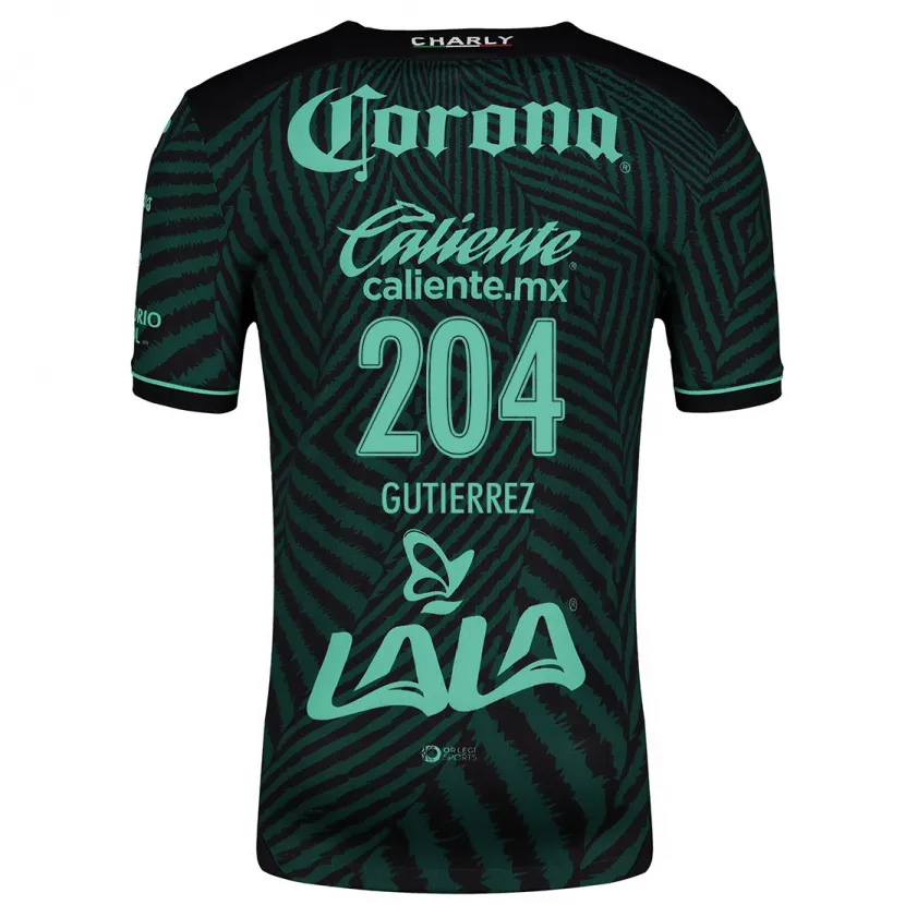 Danxen Herren Gabriel Gutiérrez #204 Schwarz Grün Auswärtstrikot Trikot 2024/25 T-Shirt Schweiz