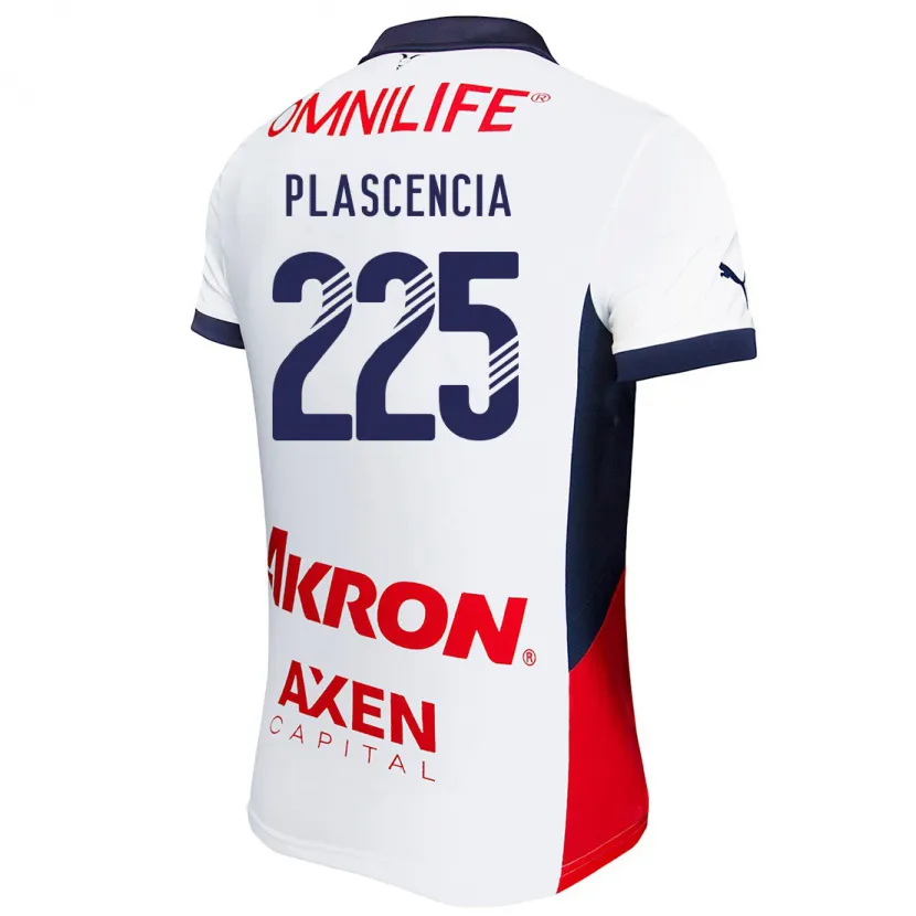 Danxen Herren Osvaldo Plascencia #225 Weiß Rot Blau Auswärtstrikot Trikot 2024/25 T-Shirt Schweiz