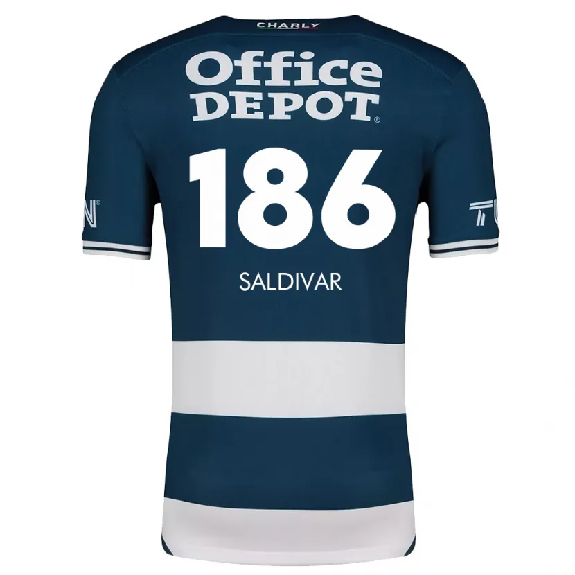 Danxen Damen José Saldívar #186 Blau Weiss Heimtrikot Trikot 2024/25 T-Shirt Schweiz