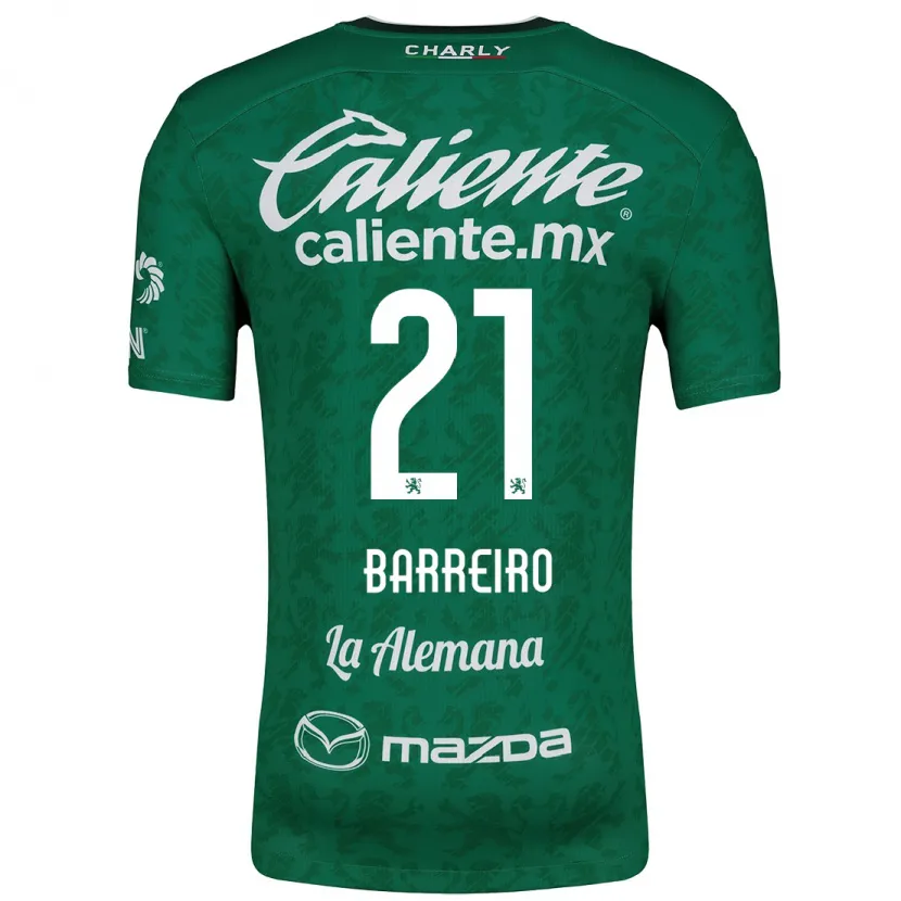 Danxen Damen Stiven Barreiro #21 Grün Weiß Heimtrikot Trikot 2024/25 T-Shirt Schweiz