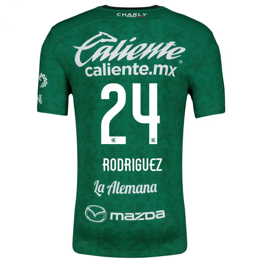 Danxen Damen Osvaldo Rodríguez #24 Grün Weiß Heimtrikot Trikot 2024/25 T-Shirt Schweiz