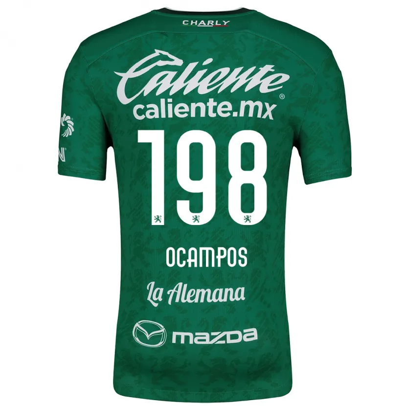 Danxen Damen Omar Ocampos #198 Grün Weiß Heimtrikot Trikot 2024/25 T-Shirt Schweiz