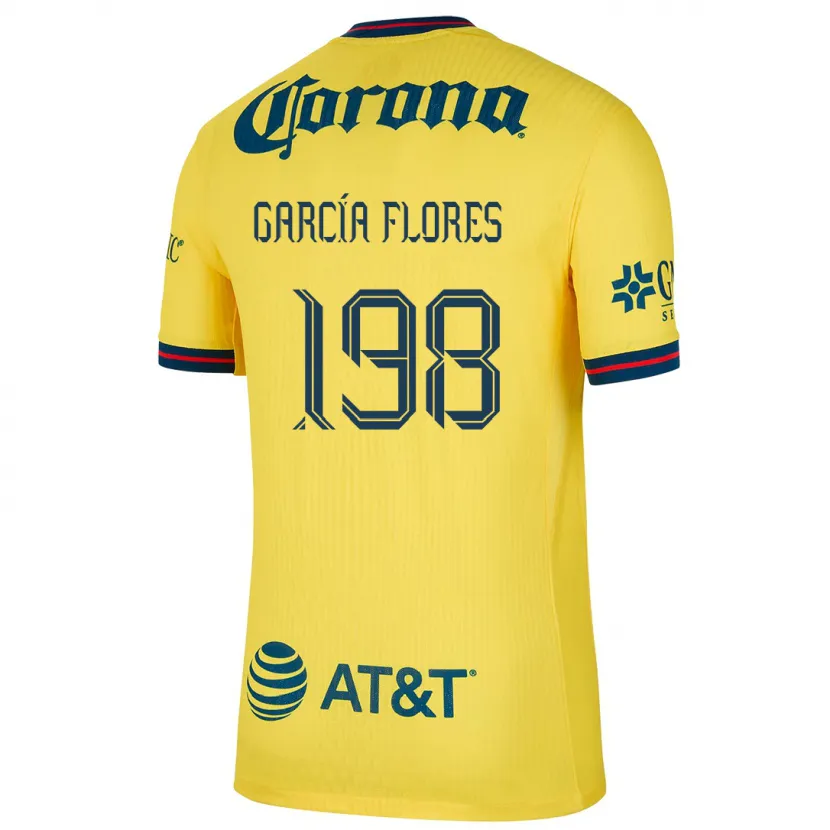 Danxen Damen Francisco García Flores #198 Gelb Blau Heimtrikot Trikot 2024/25 T-Shirt Schweiz