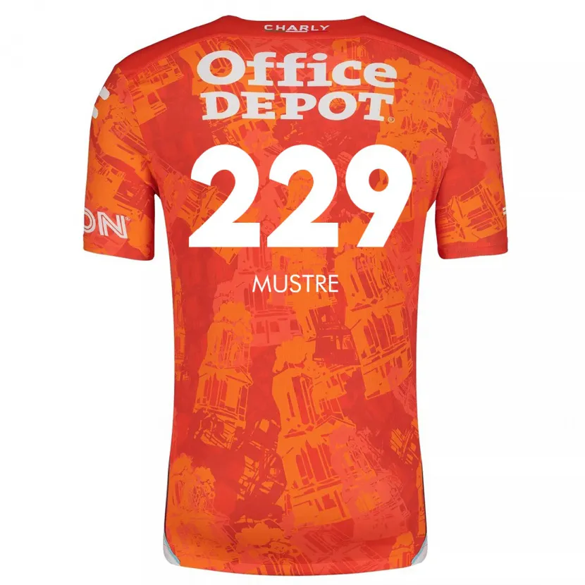 Danxen Damen Eduardo Mustre #229 Orange Weiß Auswärtstrikot Trikot 2024/25 T-Shirt Schweiz