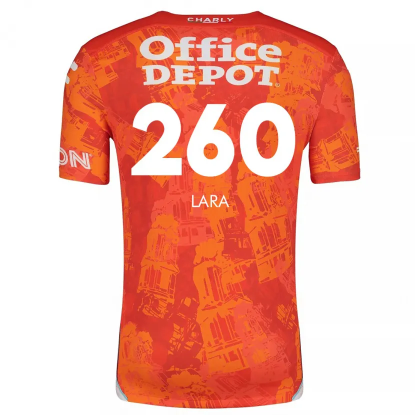 Danxen Damen Jesús Lara #260 Orange Weiß Auswärtstrikot Trikot 2024/25 T-Shirt Schweiz