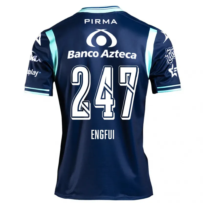 Danxen Damen Emilio Engfui #247 Navy Blau Auswärtstrikot Trikot 2024/25 T-Shirt Schweiz