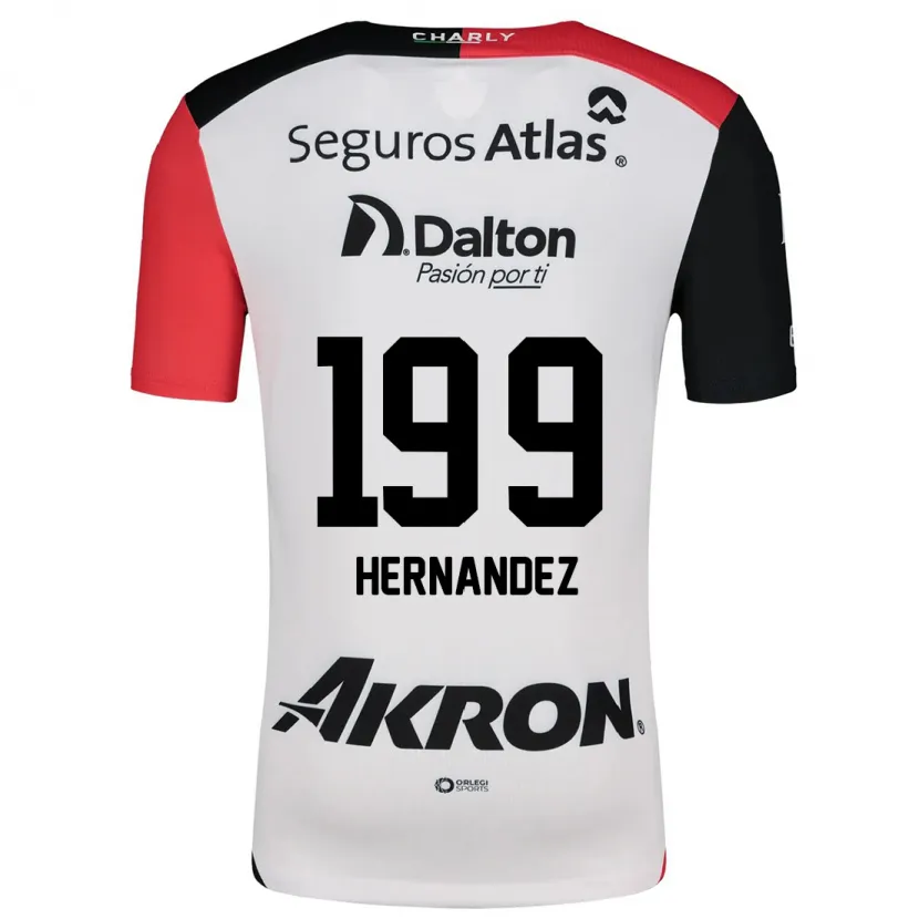 Danxen Damen Sergio Hernández #199 Weiß Rot Schwarz Auswärtstrikot Trikot 2024/25 T-Shirt Schweiz