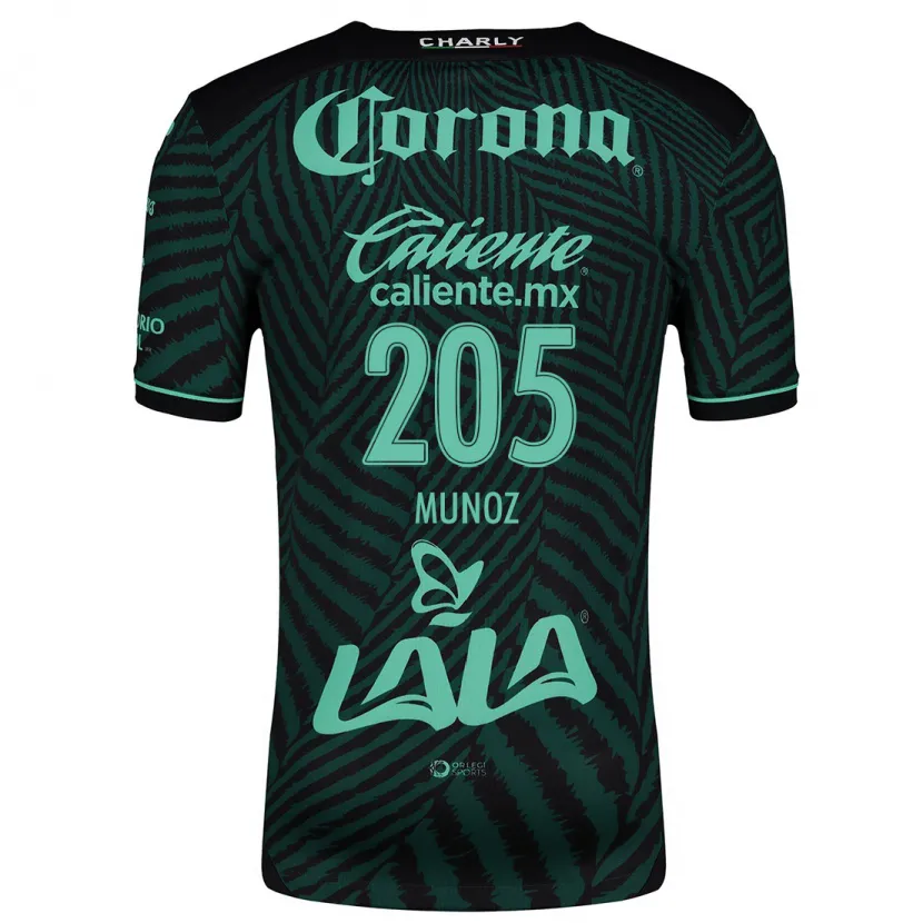 Danxen Damen Guillermo Muñoz #205 Schwarz Grün Auswärtstrikot Trikot 2024/25 T-Shirt Schweiz