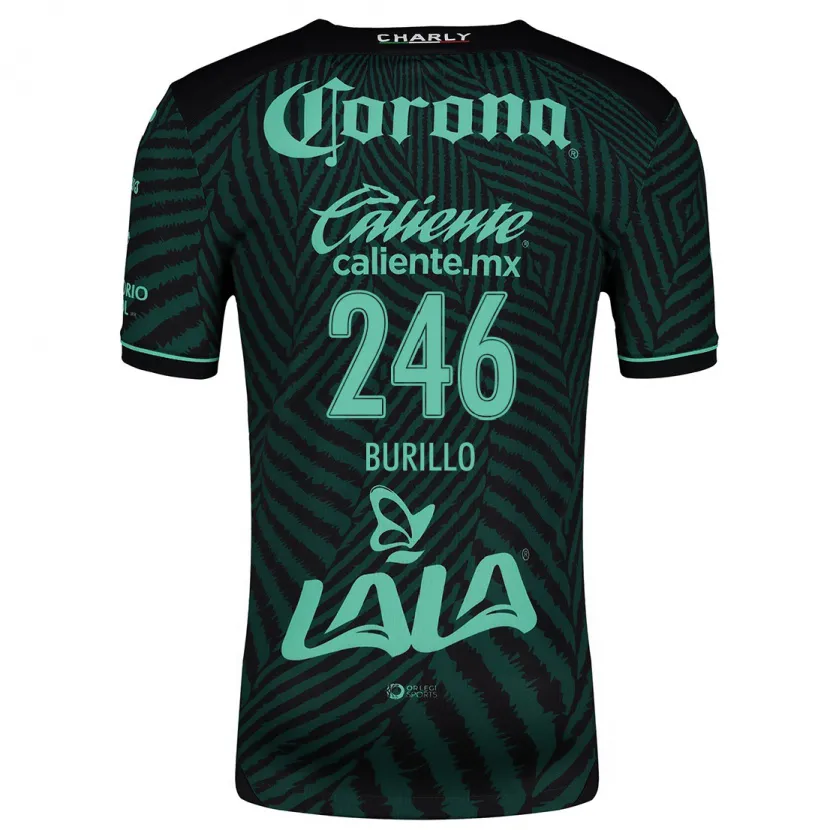 Danxen Damen Juan Burillo #246 Schwarz Grün Auswärtstrikot Trikot 2024/25 T-Shirt Schweiz