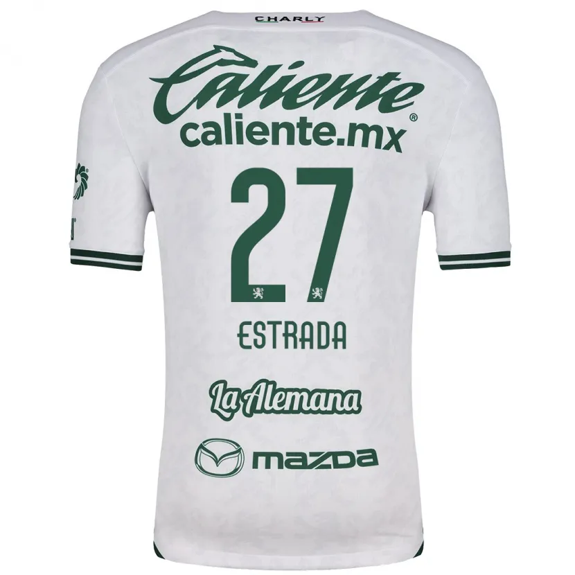 Danxen Damen Ángel Estrada #27 Weiß Grün Auswärtstrikot Trikot 2024/25 T-Shirt Schweiz