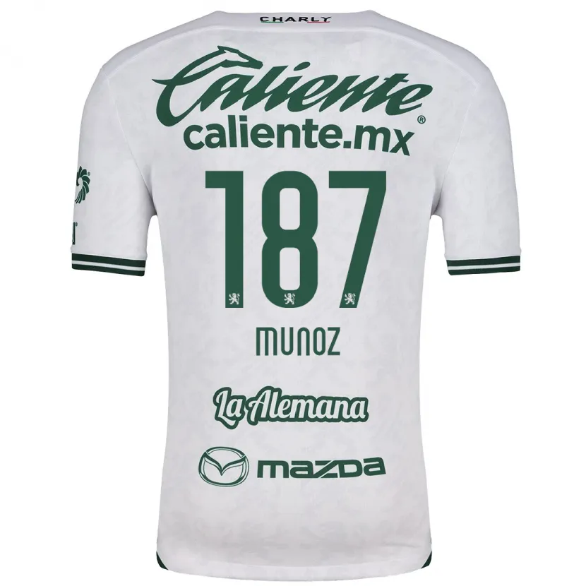 Danxen Damen Diego Muñoz #187 Weiß Grün Auswärtstrikot Trikot 2024/25 T-Shirt Schweiz