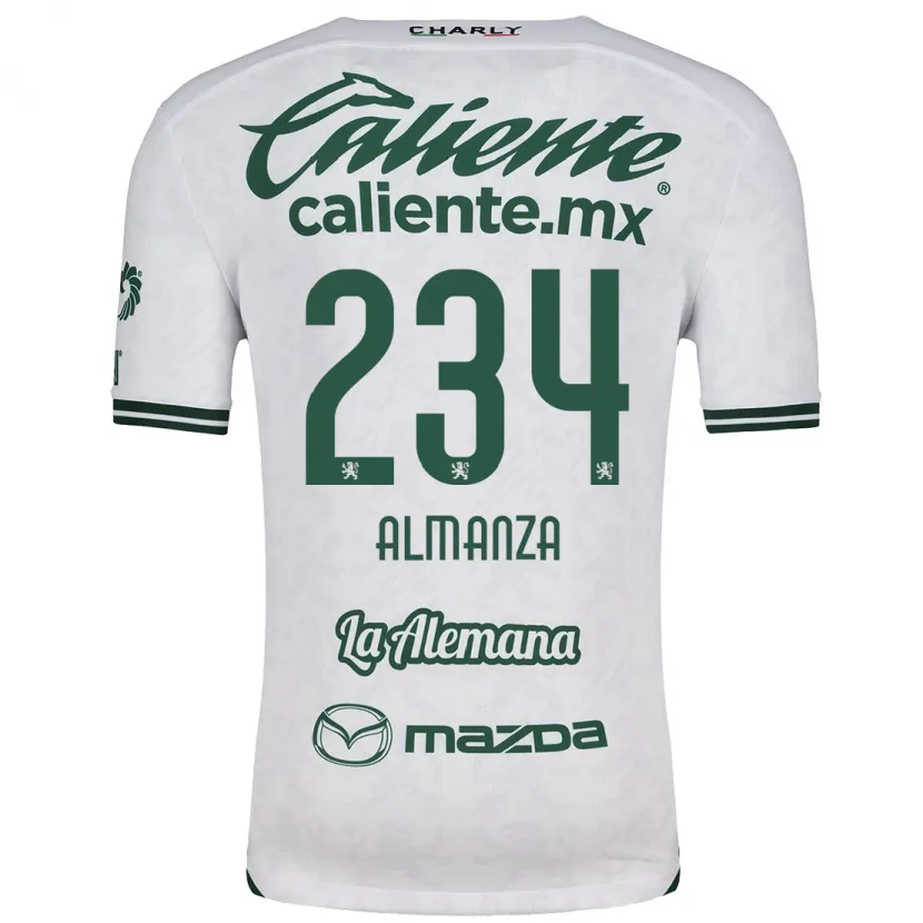 Danxen Damen Román Almanza #234 Weiß Grün Auswärtstrikot Trikot 2024/25 T-Shirt Schweiz