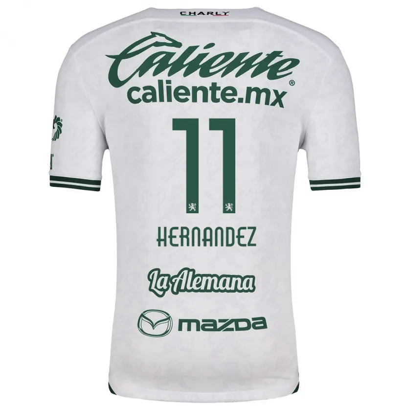 Danxen Damen Elías Hernández #11 Weiß Grün Auswärtstrikot Trikot 2024/25 T-Shirt Schweiz