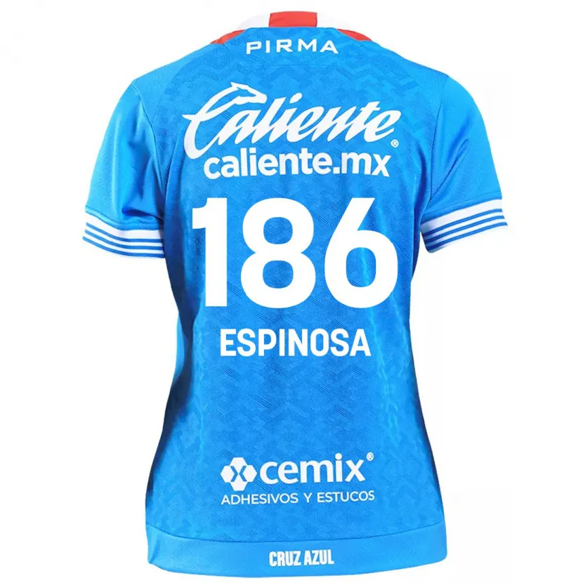 Danxen Kinder Brandón Espinosa #186 Himmelblau Heimtrikot Trikot 2024/25 T-Shirt Schweiz