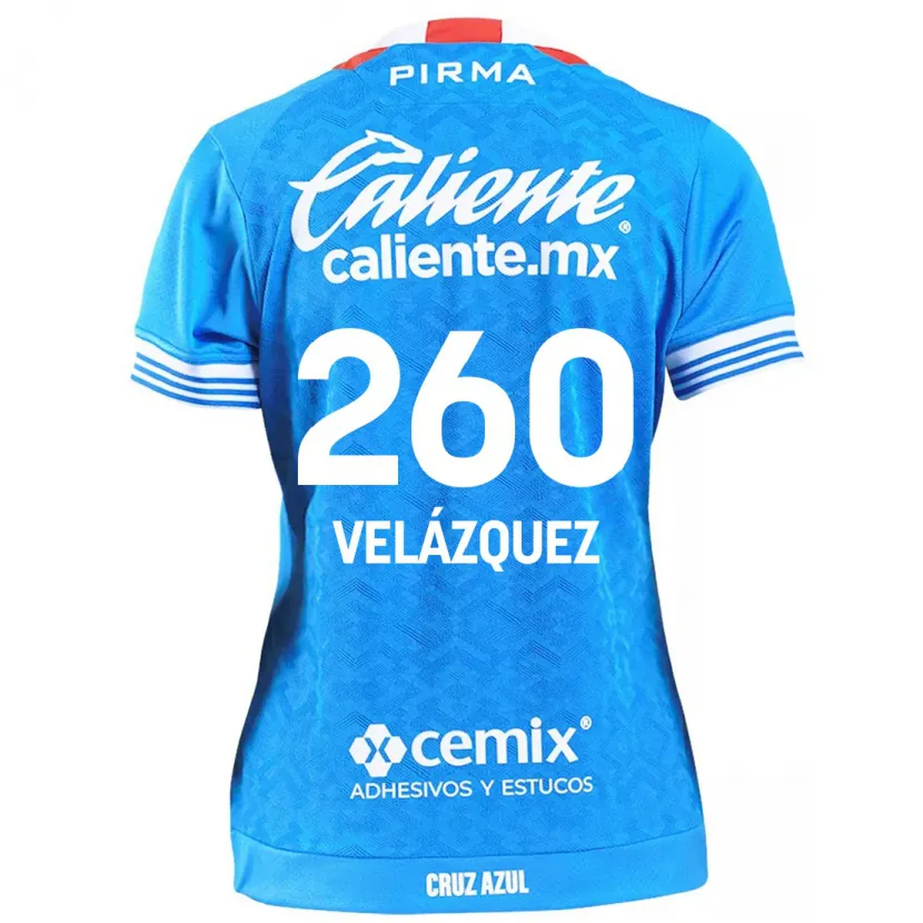 Danxen Kinder Víctor Velázquez #260 Himmelblau Heimtrikot Trikot 2024/25 T-Shirt Schweiz