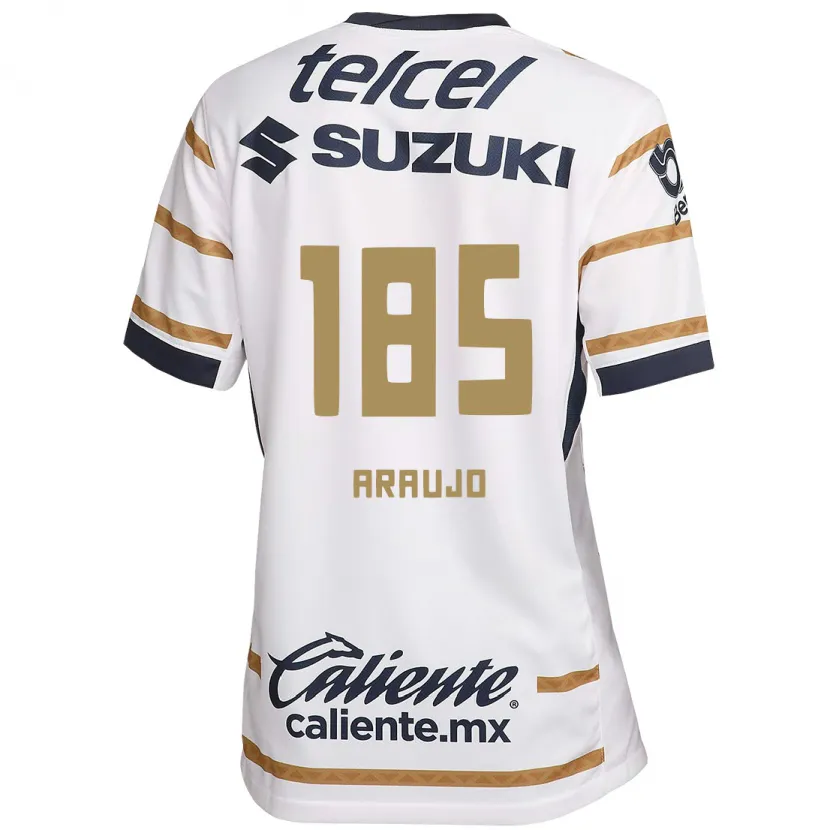Danxen Kinder Andrés Araujo #185 Weißer Obsidian Heimtrikot Trikot 2024/25 T-Shirt Schweiz