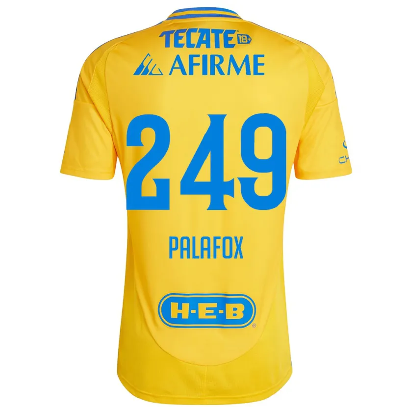 Danxen Kinder José Palafox #249 Goldgelb Heimtrikot Trikot 2024/25 T-Shirt Schweiz