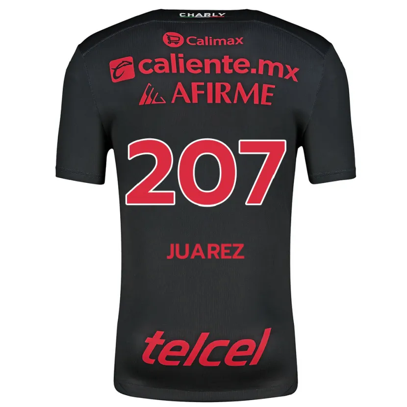 Danxen Kinder José Juárez #207 Schwarz Rot Heimtrikot Trikot 2024/25 T-Shirt Schweiz