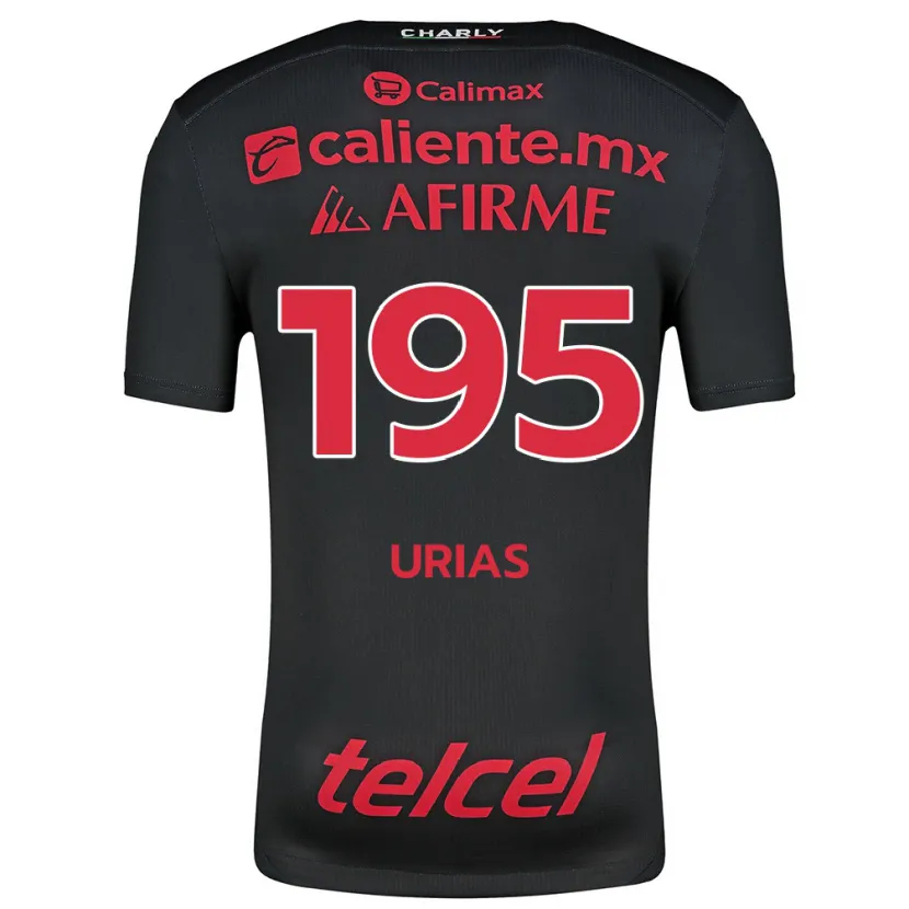 Danxen Kinder Héctor Urías #195 Schwarz Rot Heimtrikot Trikot 2024/25 T-Shirt Schweiz