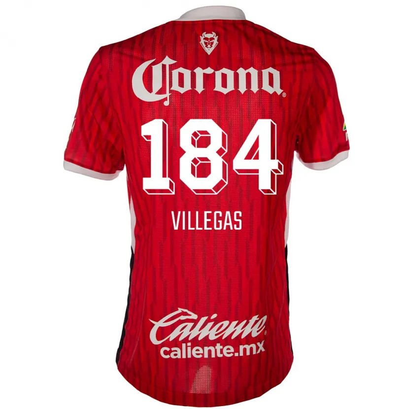 Danxen Kinder Abraham Villegas #184 Rot-Weiss Heimtrikot Trikot 2024/25 T-Shirt Schweiz