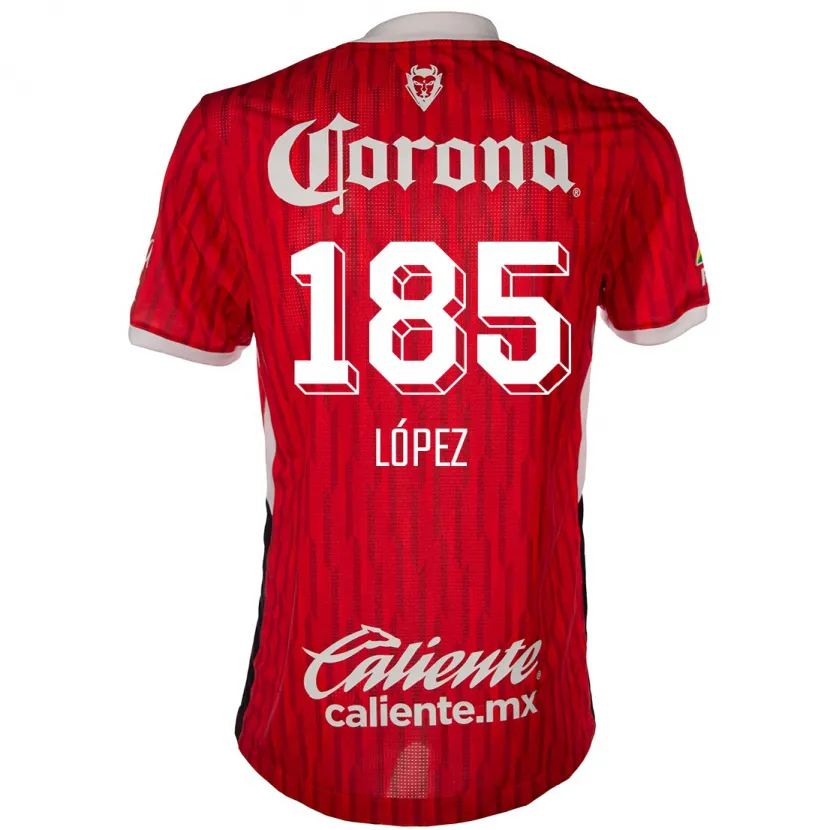 Danxen Kinder David López #185 Rot-Weiss Heimtrikot Trikot 2024/25 T-Shirt Schweiz