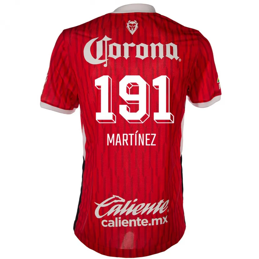 Danxen Kinder Kevin Martínez #191 Rot-Weiss Heimtrikot Trikot 2024/25 T-Shirt Schweiz