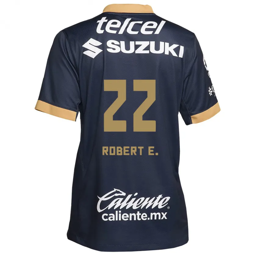 Danxen Kinder Robert Ergas #22 Obsidian Gold Weiß Auswärtstrikot Trikot 2024/25 T-Shirt Schweiz