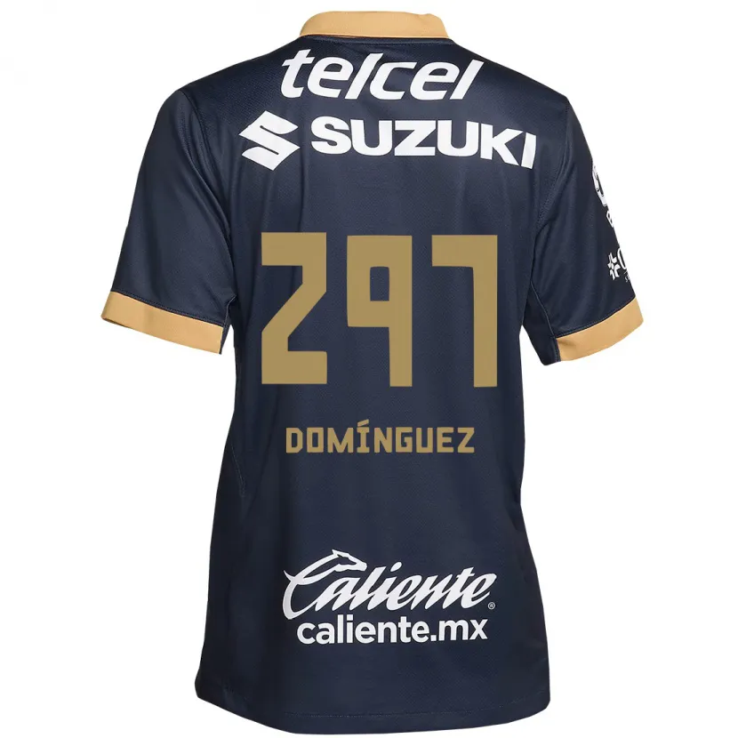 Danxen Kinder Julio Domínguez #297 Obsidian Gold Weiß Auswärtstrikot Trikot 2024/25 T-Shirt Schweiz