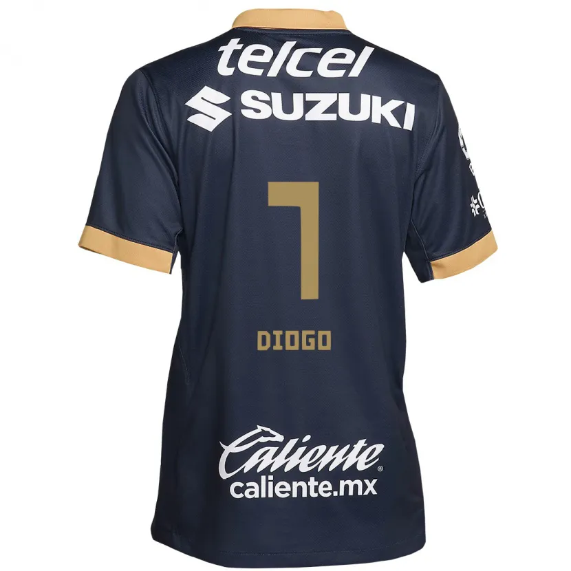 Danxen Kinder Diogo #7 Obsidian Gold Weiß Auswärtstrikot Trikot 2024/25 T-Shirt Schweiz