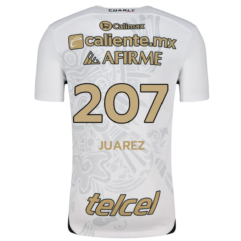 Danxen Kinder José Juárez #207 Weiß Schwarz Auswärtstrikot Trikot 2024/25 T-Shirt Schweiz