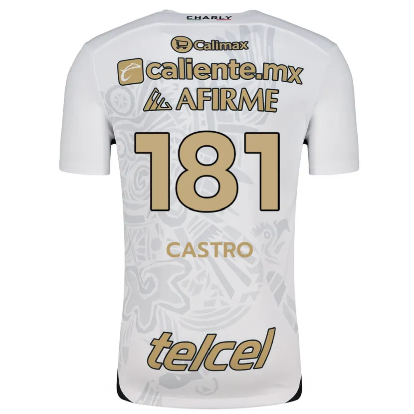 Danxen Kinder José Castro #181 Weiß Schwarz Auswärtstrikot Trikot 2024/25 T-Shirt Schweiz