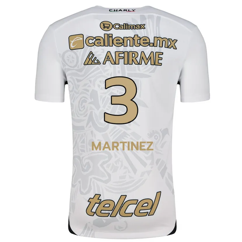 Danxen Kinder Nathaly Martínez #3 Weiß Schwarz Auswärtstrikot Trikot 2024/25 T-Shirt Schweiz