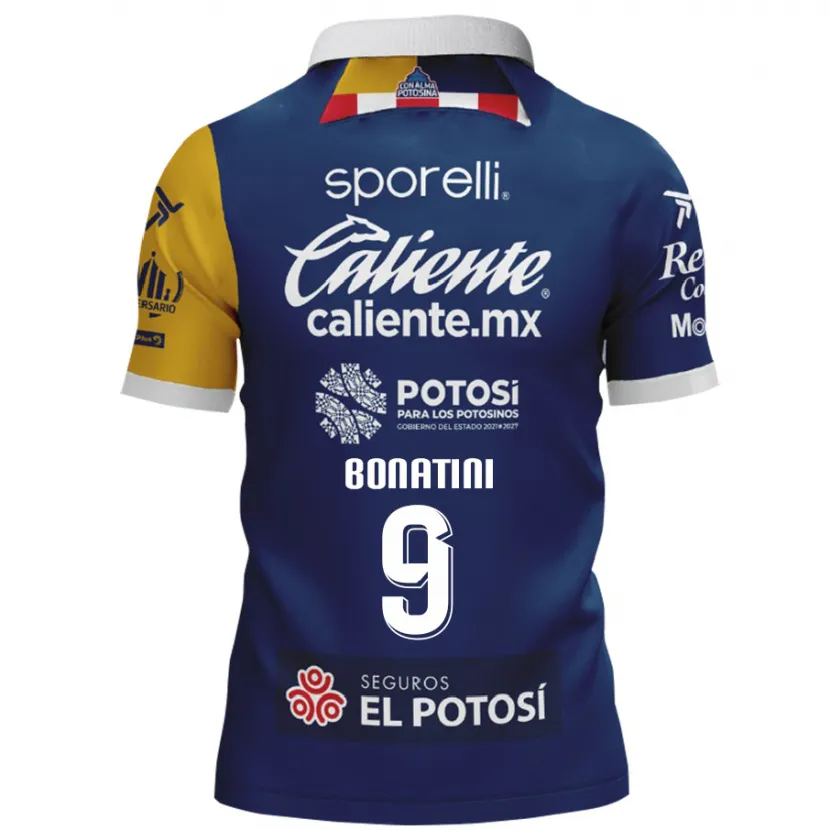 Danxen Kinder Léo Bonatini #9 Blau Gelb Auswärtstrikot Trikot 2024/25 T-Shirt Schweiz
