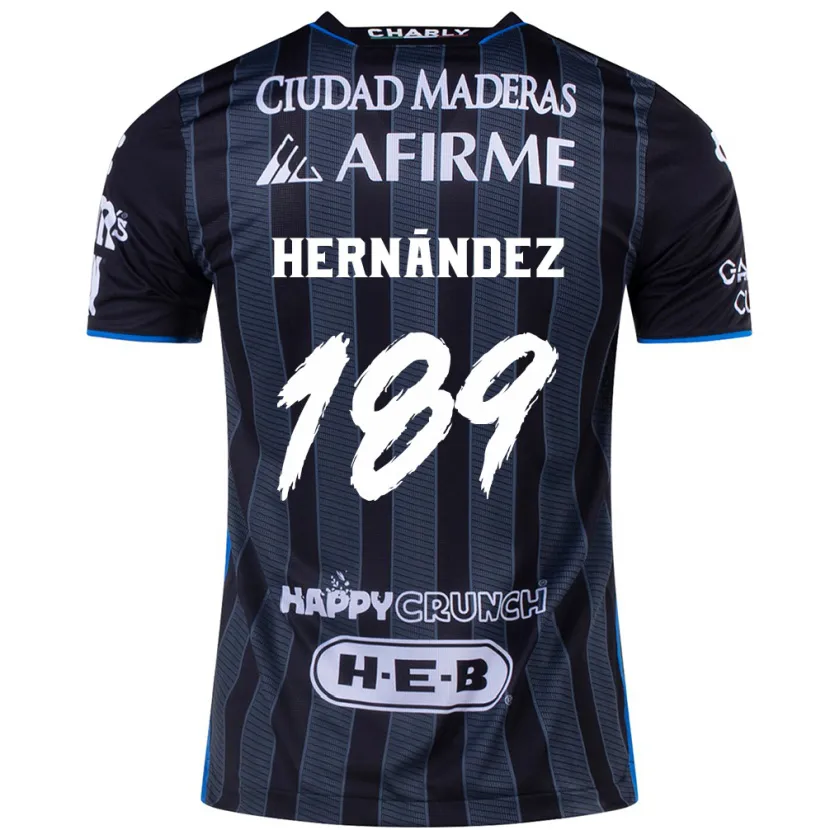 Danxen Kinder Sebastián Hernández #189 Weiß Schwarz Auswärtstrikot Trikot 2024/25 T-Shirt Schweiz