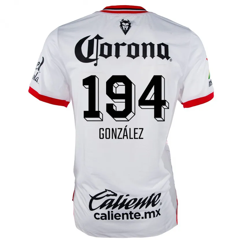 Danxen Kinder Cristopher González #194 Weiß Rot Auswärtstrikot Trikot 2024/25 T-Shirt Schweiz
